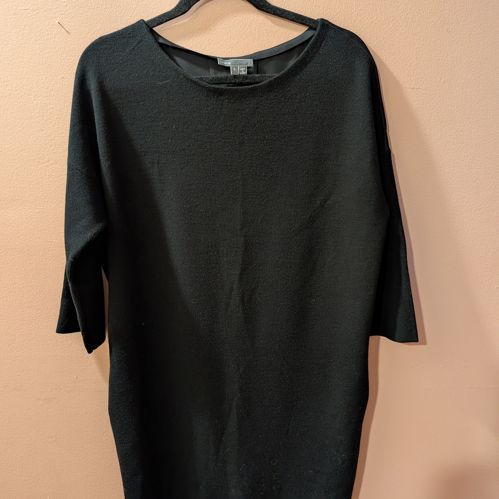 Vince Classic Black Sweater Dress